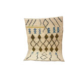 Handcrafted Moroccan Berber rug 147 x 107 CM