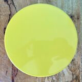 Vintage folding lamp (GEI brand), yellow colour, 70s table lamp