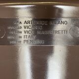 2 Vicario armchairs by Vico Magistretti for Artemide, plastic, 1970s