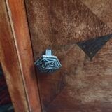 Art Deco style bedside table in marble