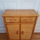 Dresser in rattan and canning