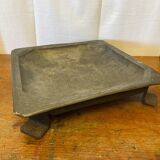 Antique Metal Centerpiece + Vintage Wrought Iron Stand