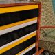 Chest of drawers U 453 Yellow by Jiri Jiroutek for Interier Praha, old edition from 1962