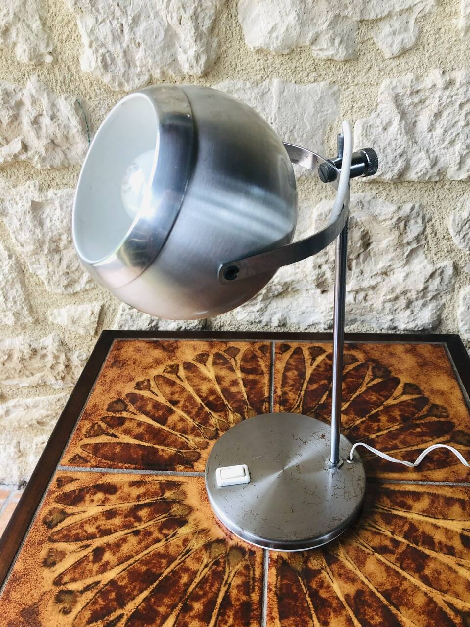 Vintage eyeball table lamp circa 1970s