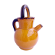 Ochre ceramic jug gargoulette