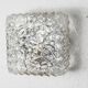 Square ceiling or wall light 1970 space age