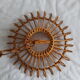 Suspension vintage rotin