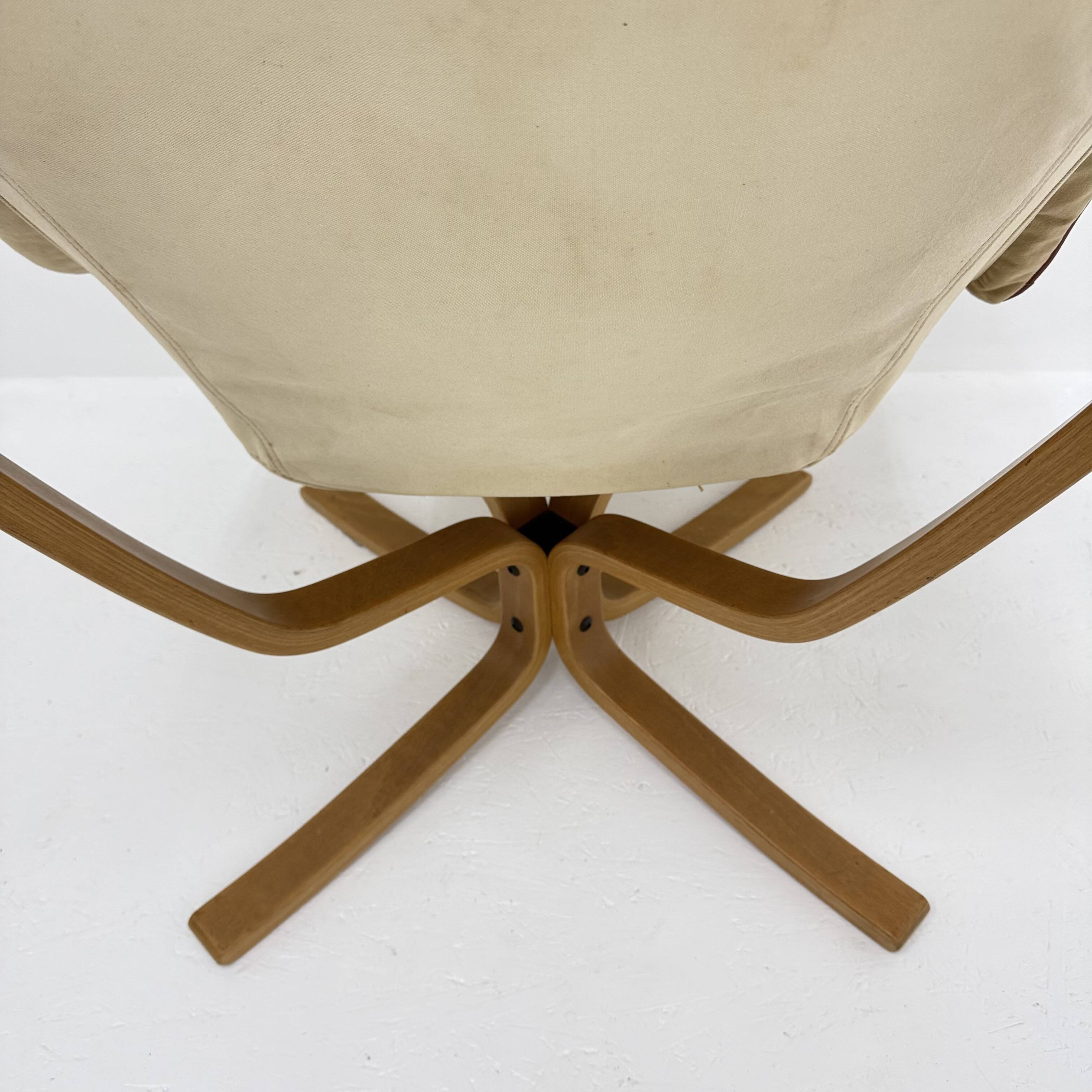 Falcon Leather Lounge Chair by Sigurd Ressel for Vatne Møbler, 1970s