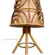 Set of 3 rattan lamps from the 1960s France