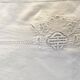 Rectangular tablecloth embroidered 285 x 185 cm