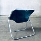 Plona Leather Side Chair by Giancarlo Piretti for Castelli, 1970s