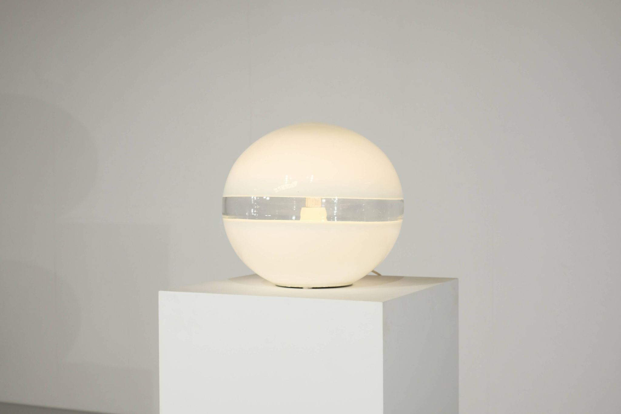 Glass lamp by Carlo Nason for Mazzega, Italy 1970s.
