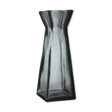 Vase en verre gris foncé 30cm