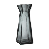 Vase en verre gris foncé 30cm