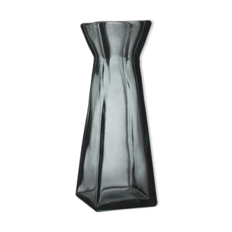 Vase en verre gris foncé 30cm