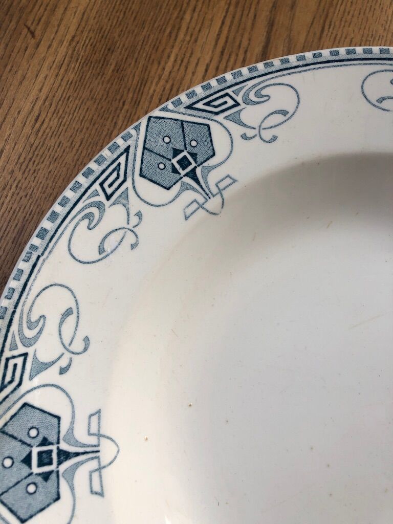 4 plates "Germaines" Sarreguemines