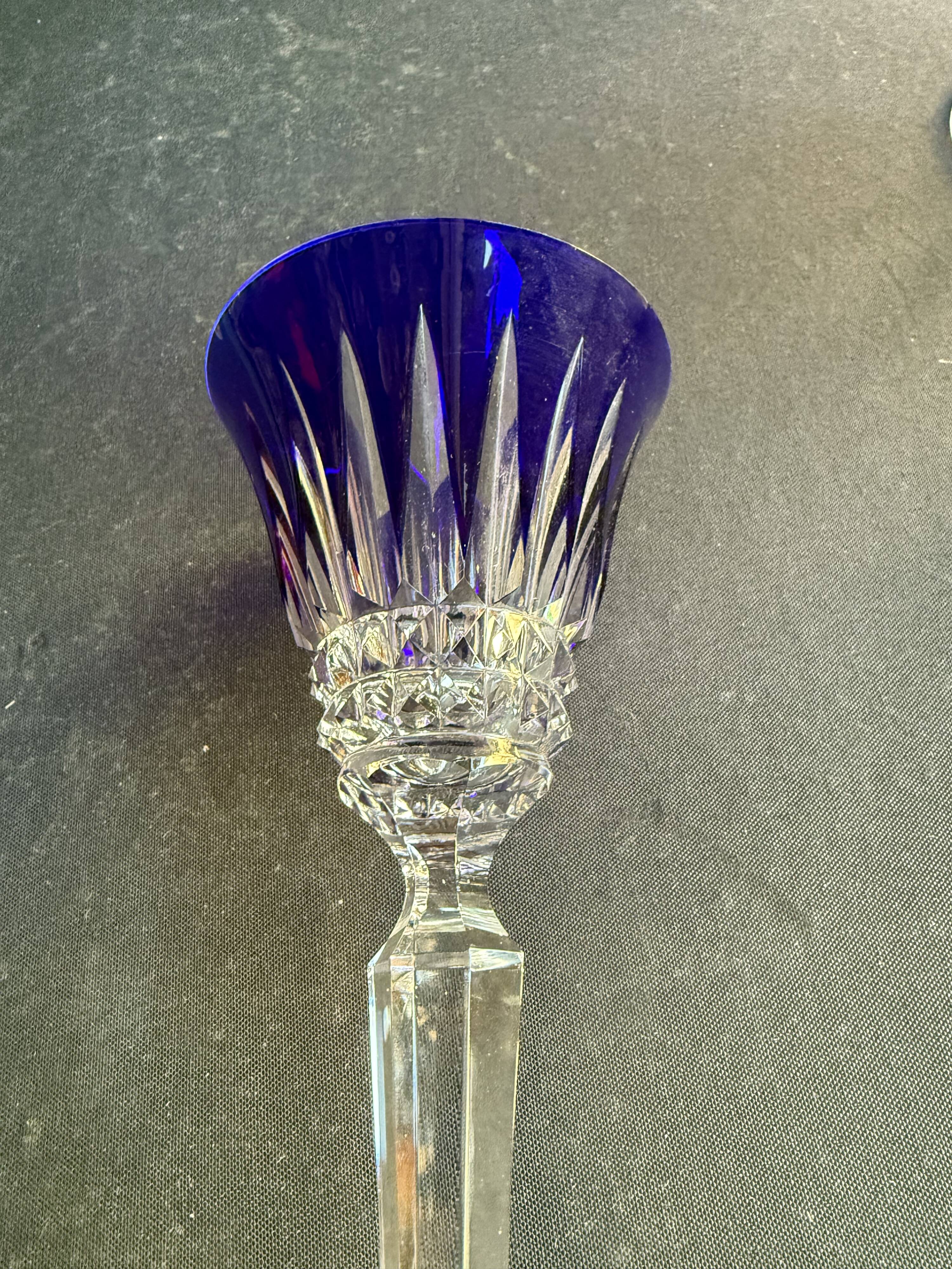 6 Wine Glasses – Double Crystal