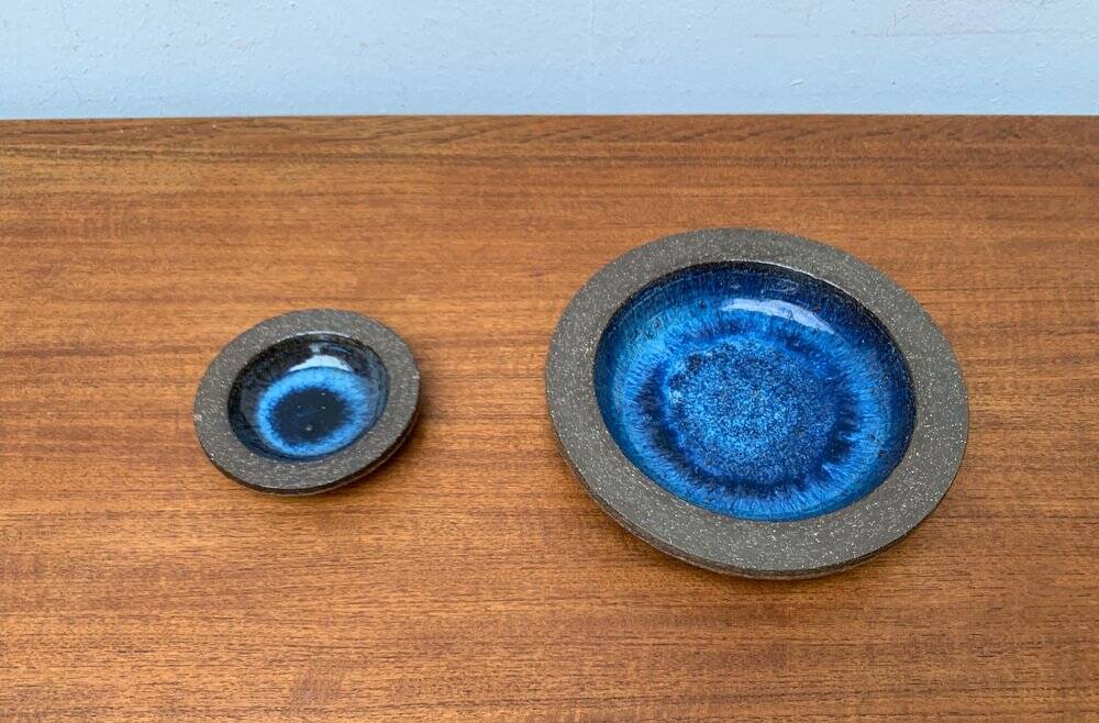 Vintage ceramic bowls from the Danish studio Michael Andersen, Bornholm, 1960s, set of 2.