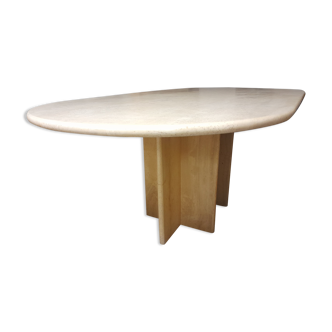 Travertine table