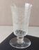 Antique small alcohol glass, Jeddah decor, in Baccarat crystal, signed