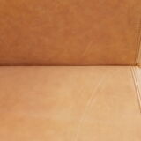 Coffee table in leather Roche Bobois years 70/80