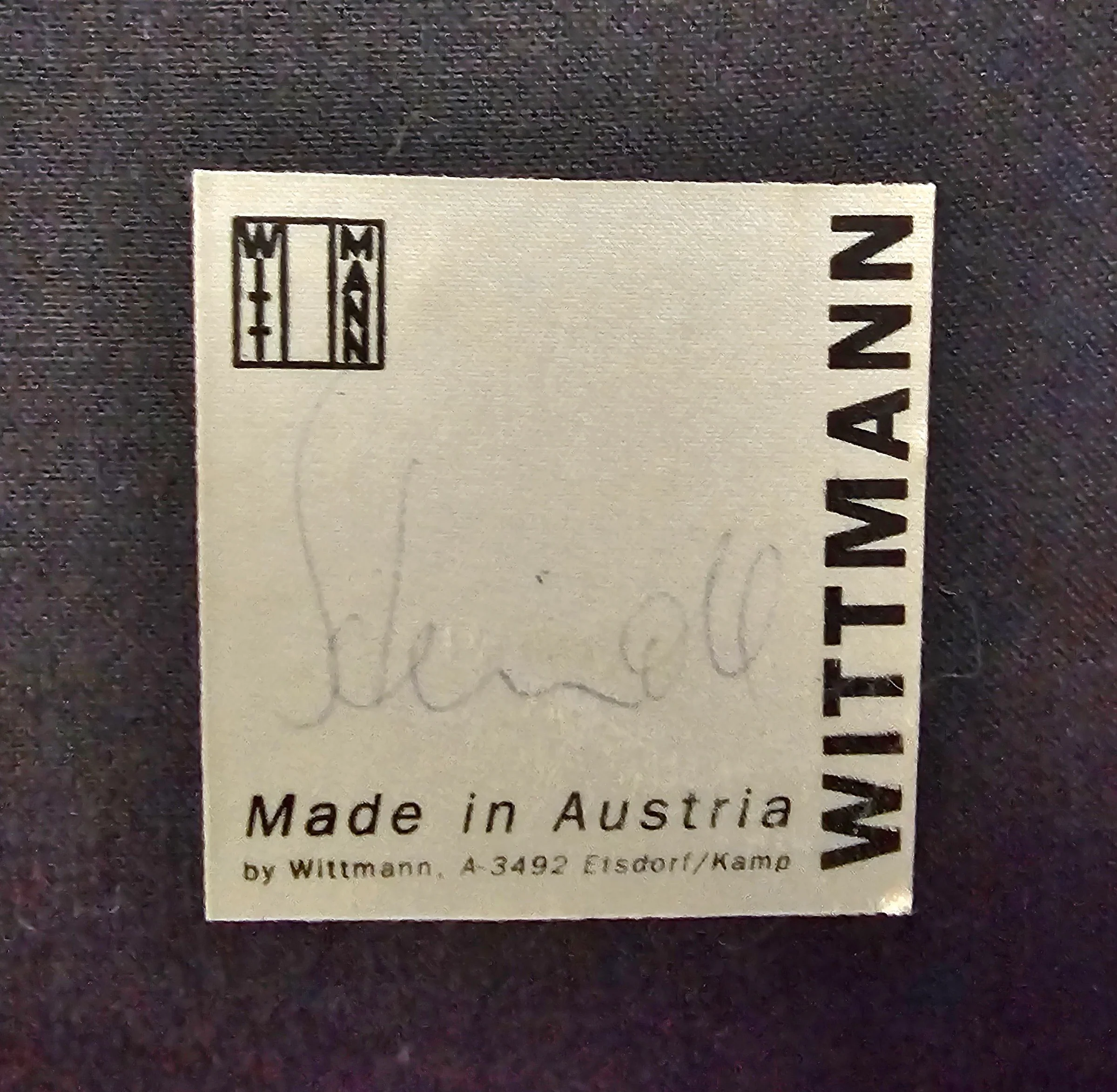 2 x armchair by Wittmann, design Paolo Piva, model Alta Highback, black leather