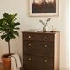 Solid wood shoe cabinet