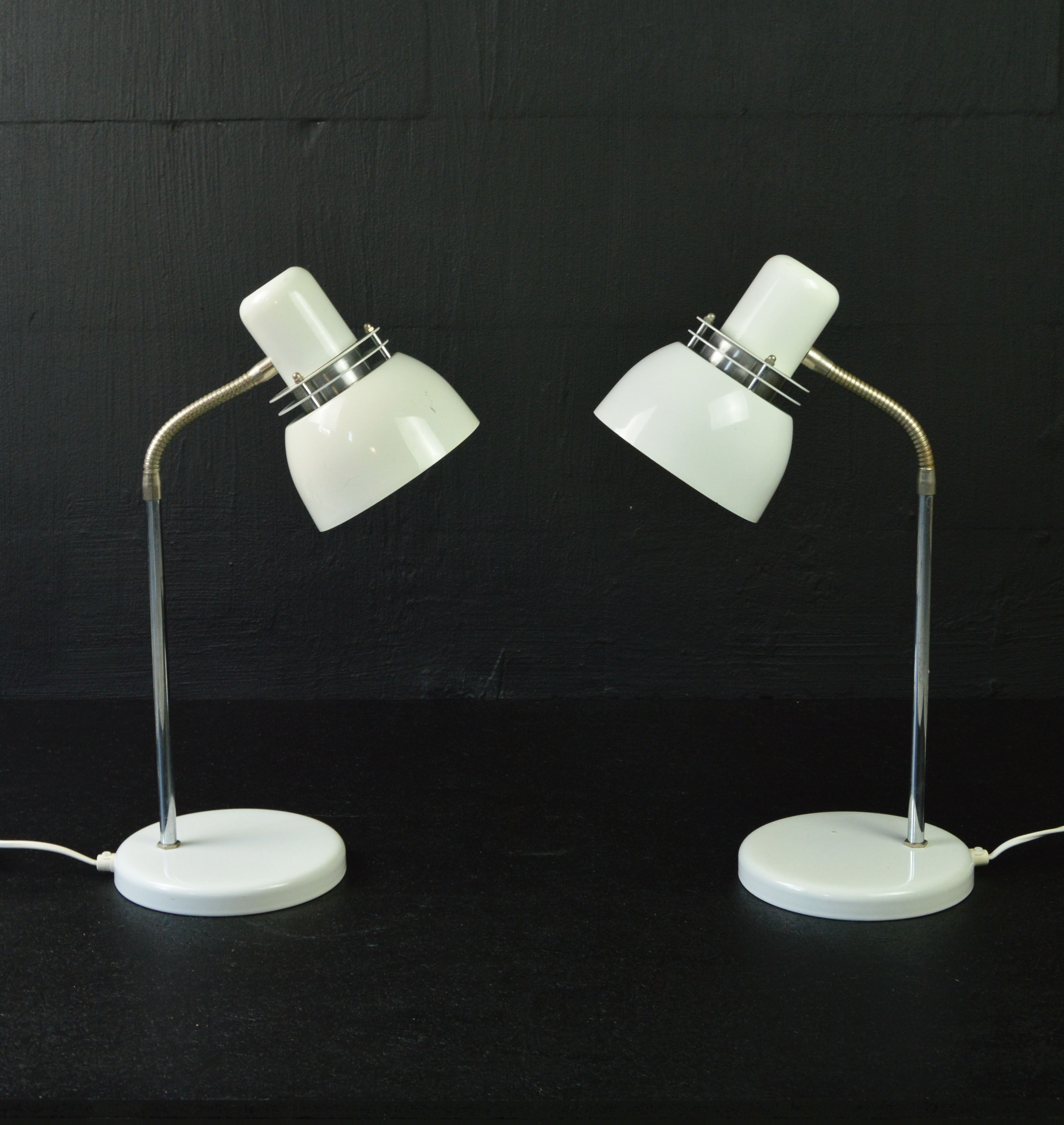 Paire de lampes de bureau Belid, années 1970