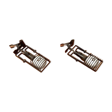 Vintage Italian Table Lamps Sintesi Pinza Clamp by Ernesto Gismondi for Artemide, Set of 2