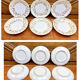 Antique Empire XIX coffee service for 6 cups, porcelain from Paris.