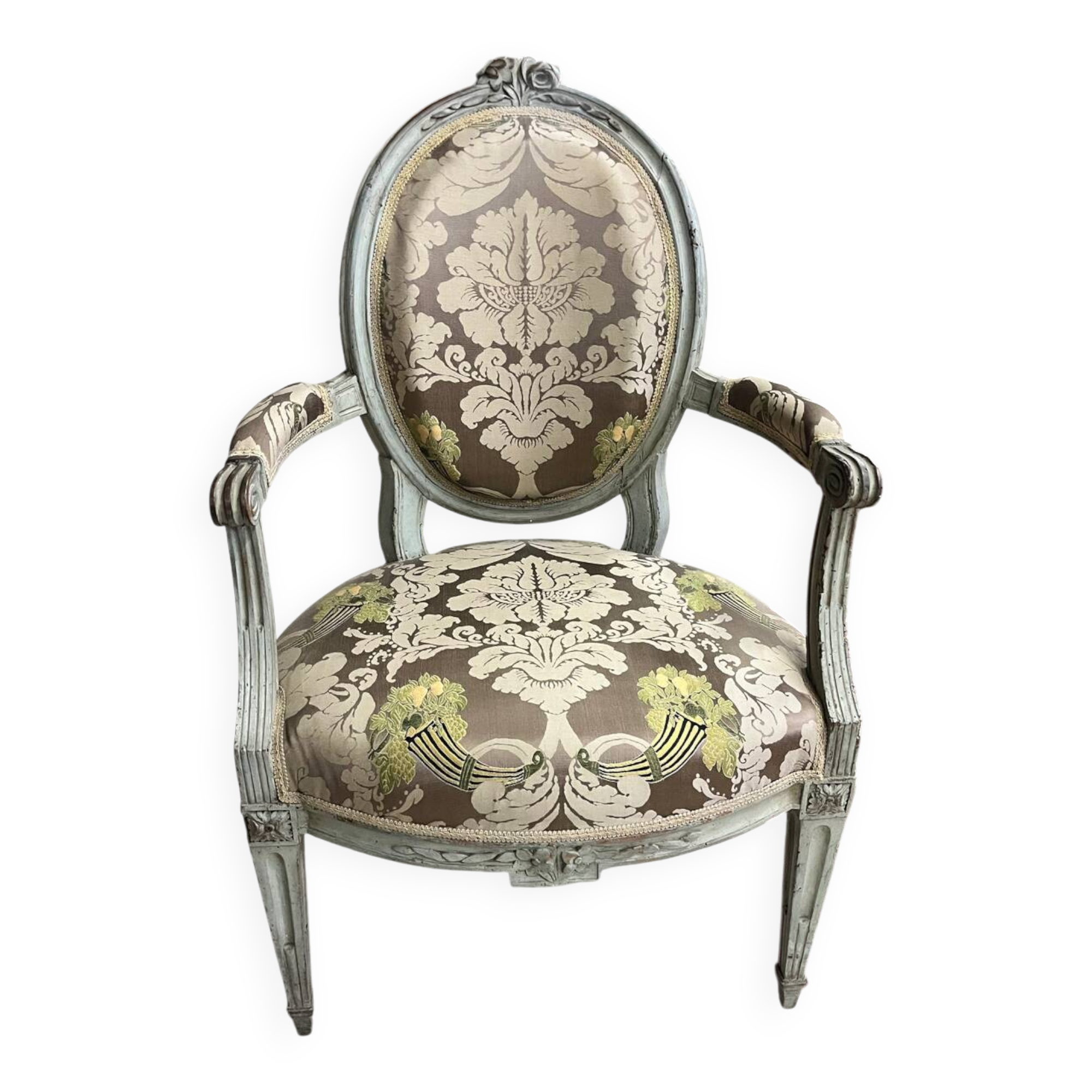 Louis XVI period armchair stamped