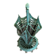 Enameled cast iron umbrella stand, 1920s