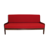 Baronet rosewood 2-seater sofa by Marco Zanuso for Arflex Italy 1964