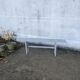 Banc de ferme gris