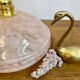 Vintage pink Clichy glass lampshade wall lampshade