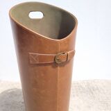 Leather umbrella holder