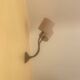 Double wrought iron wall light “Pescatore”
