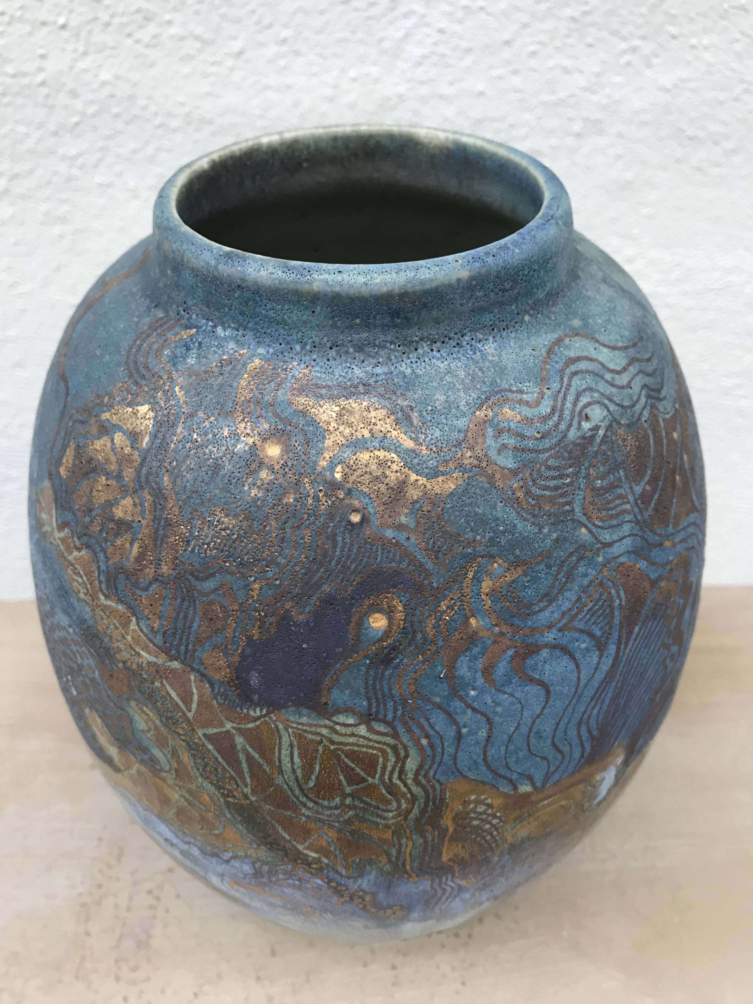Vase Marc Roussel 80's