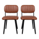 Super comfortable faux leather chairs