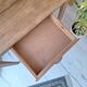 Solid wood tiered desk in a country style