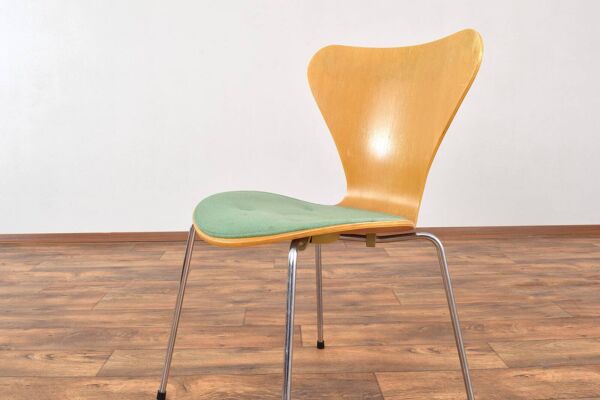 Chaises Model 3107 par Arne Jacobsen pour Fritz Hansen, 1987, Ensemble de 6