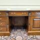 Classic English Chesterfield Desk with Backboard