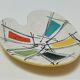 Vide poche céramique palette de peintre design années 60