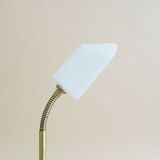 Table lamp by Bankamp Leuchten made of brass and frosted glass