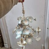 Lustre Floreart 3 feux, Italie, 1970