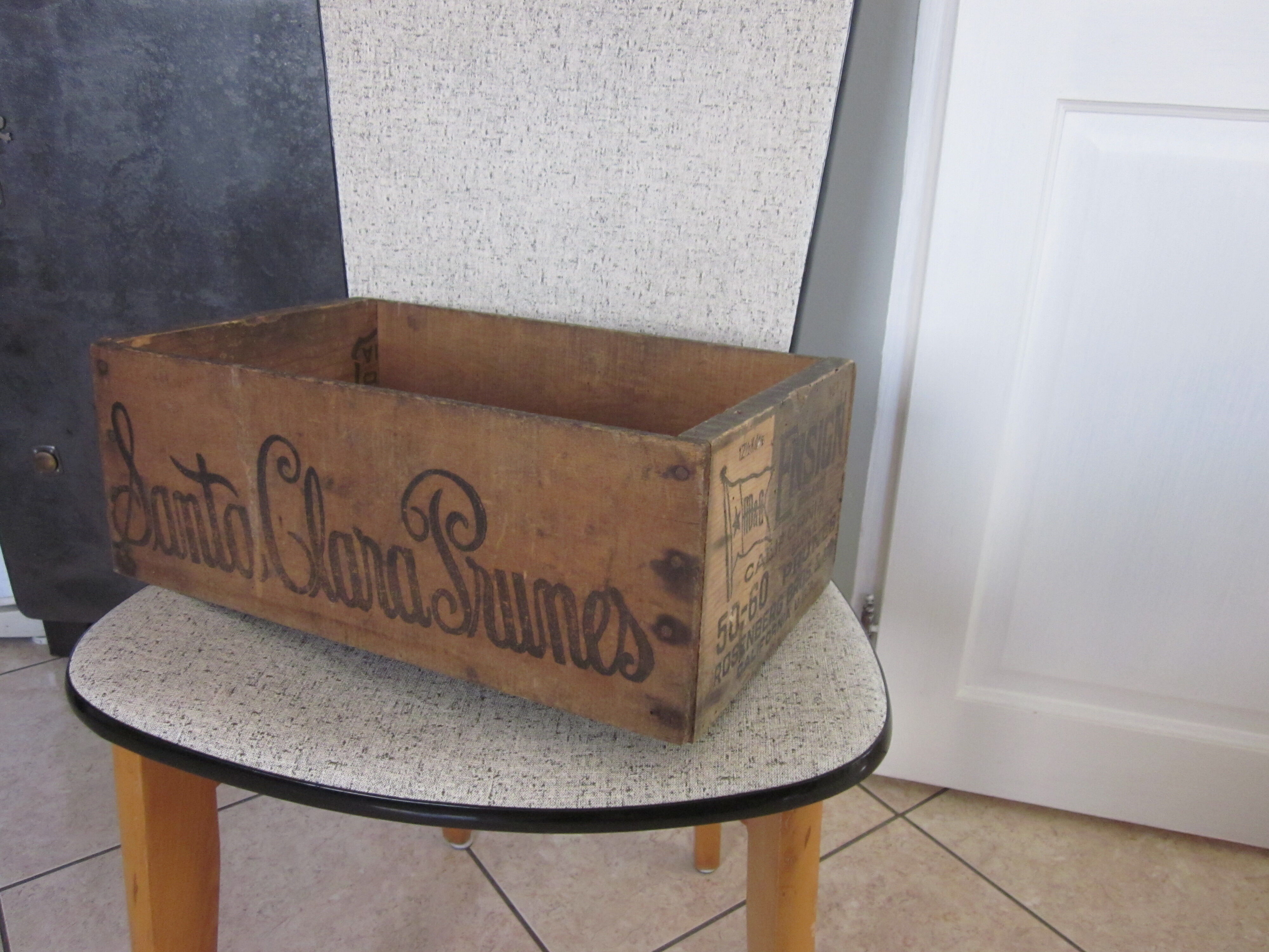 Old wooden santa clara prune