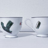 Lot de deux tasses pêcheurs