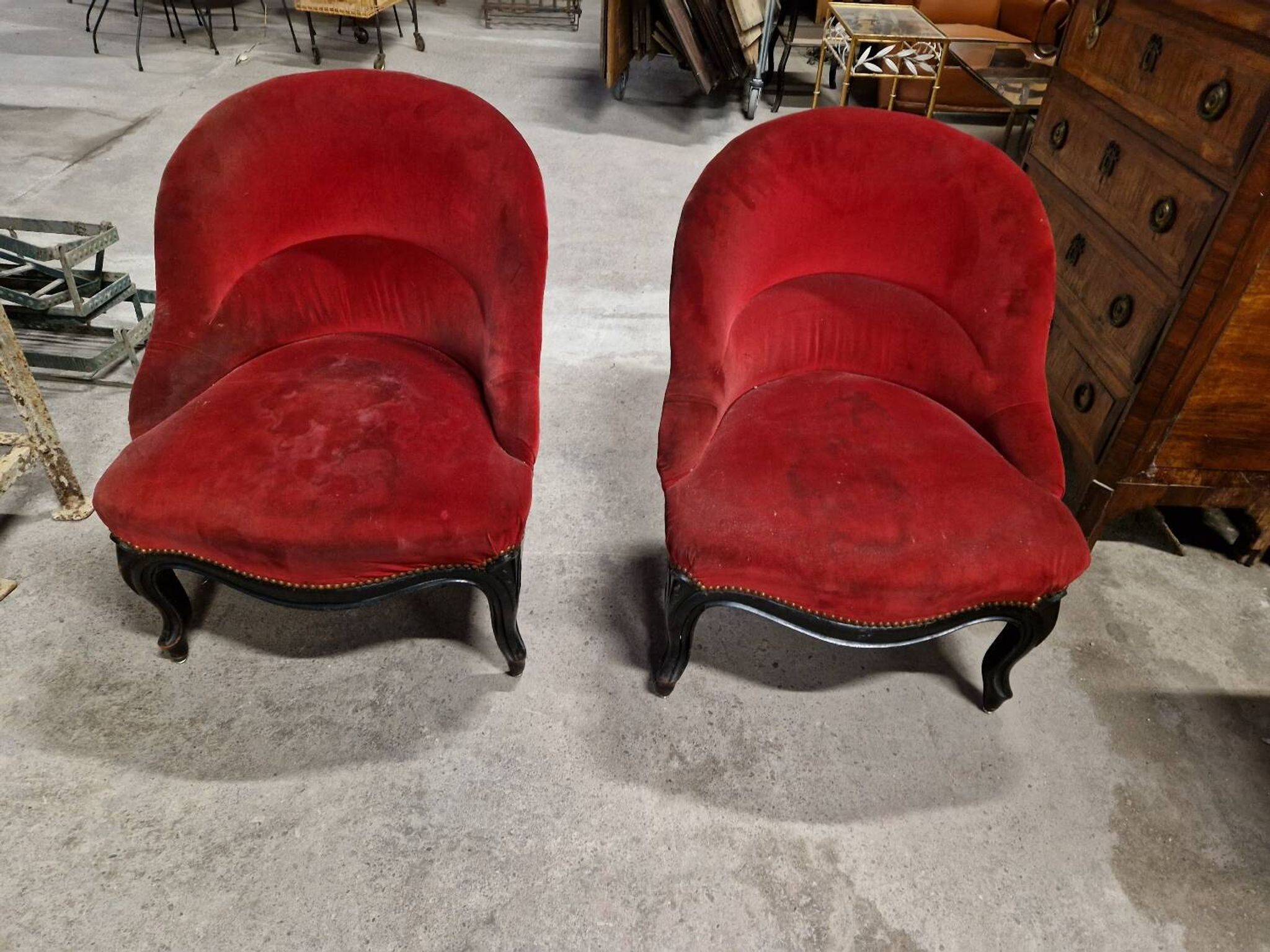 Fauteuils crapauds