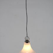 Suspension italienne en verre, années 1970