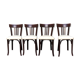 4 Baumann vintage bistro chairs 50s